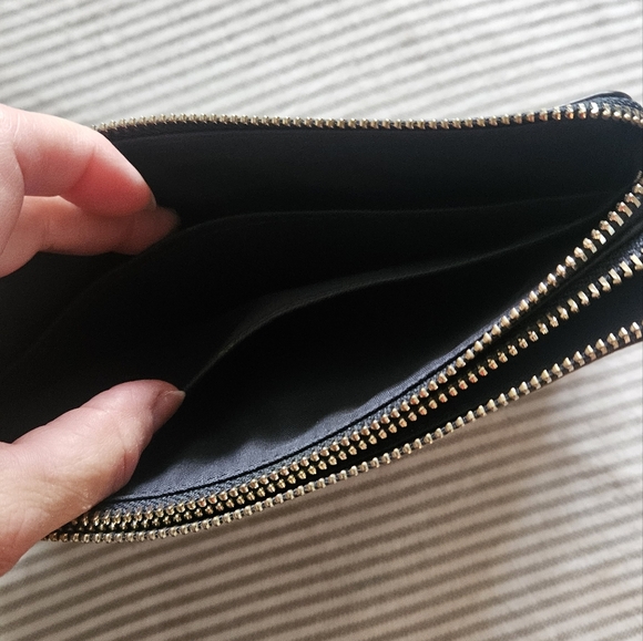 Coach Double Zip Wristlet Wallet Phone Carrier - Picture 5 of 8